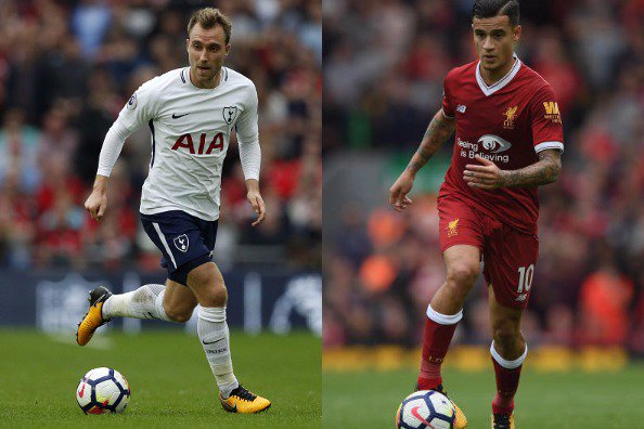 talkSPORT's tweet image. Who would you rather have in your team?

Like for Eriksen
RT for Coutinho

#TOTLIV live here tlks.pt/Listen