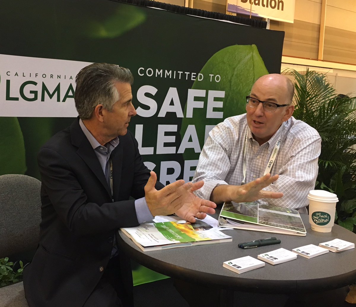 James_BCI's tweet photo. Visiting with @HorsfallScott at #PMAFreshSummit2017 in NOLA. Great to see so many friends in this fun city. https://t.co/mB1Y1qitZj
