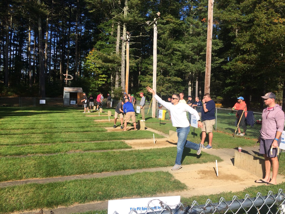 KYSO_Kingston's tweet photo. KYSO Horseshoes is underway at the Hilltop.  Come out to watch the action and support KYSO by having lunch provided by A3 for $10 donation. https://t.co/3ojZrOPwCm