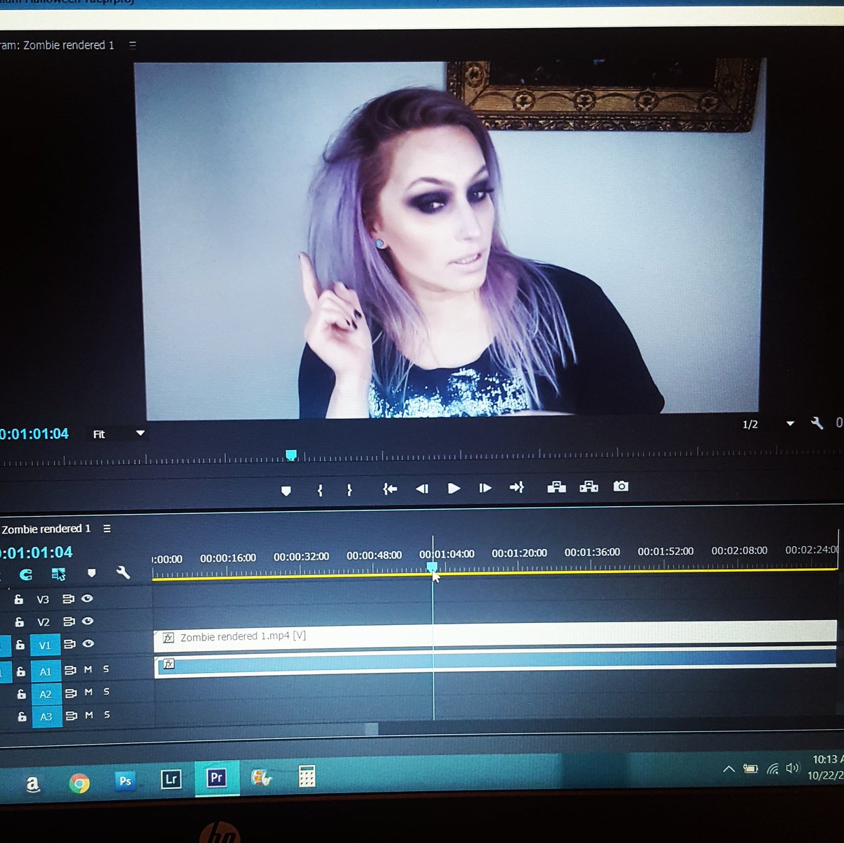 coffeeb4beauty's tweet image. EDIITING my first Halloween look!  I hopefully will get this posted tonight. #halloweenglam #halloweentutorial #makeup #editing #youtube