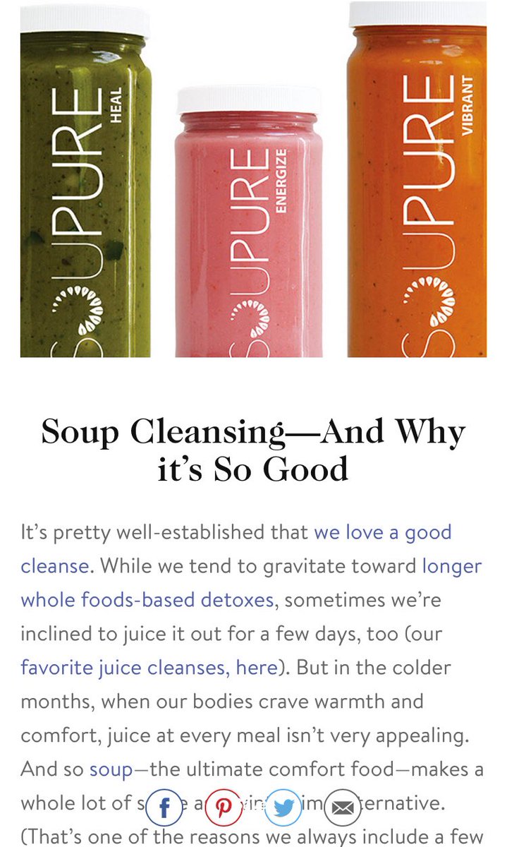 JefferyNutr's tweet photo. @Leicnut Trust the celebs, obviously! #soupcleanse https://t.co/gWhXBKnwp6