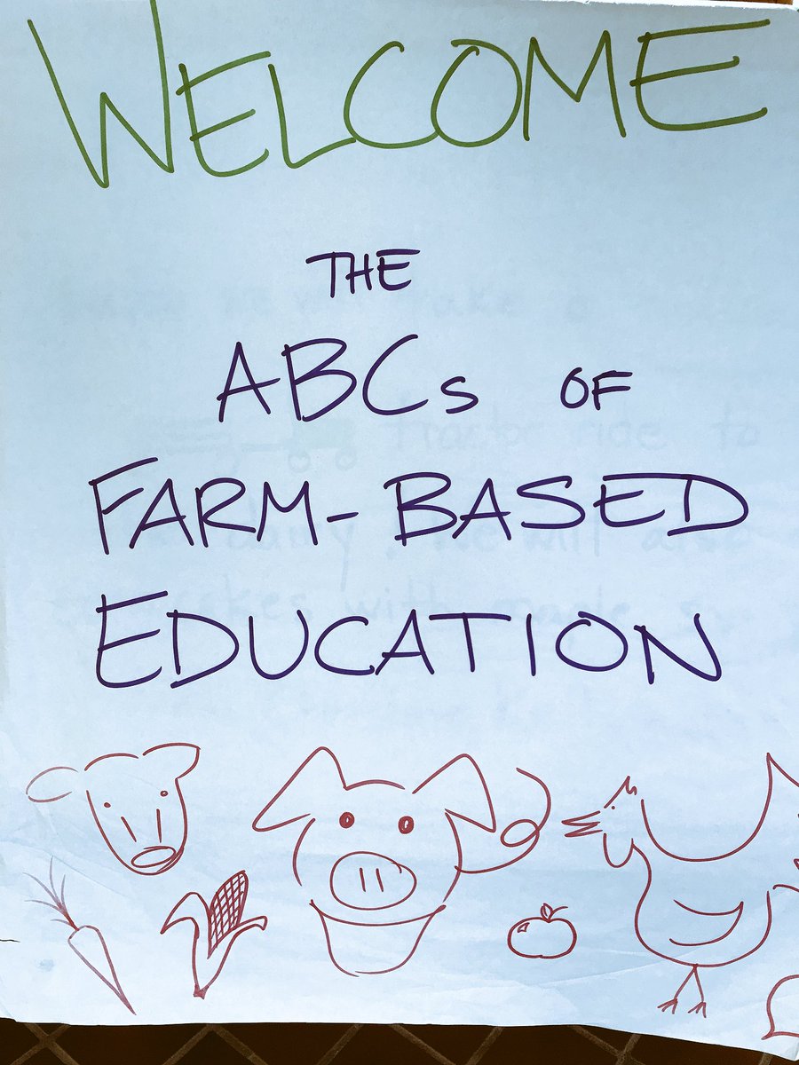 scomorrison's tweet photo. Thrilled to be @ShelburneFarms for the ABCs of @FarmBasedEd. #ElonEd #FarmBasedEd #EnviroEd https://t.co/IK0dRG9pNQ