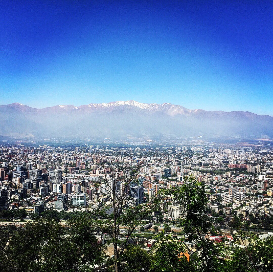 TripleH's tweet photo. Landed in #WWESantiago. Stunning views of a beautiful city. 
Visit here is short, it’s almost time to play the game... #HHHinChile https://t.co/BeR1UGZ1V7