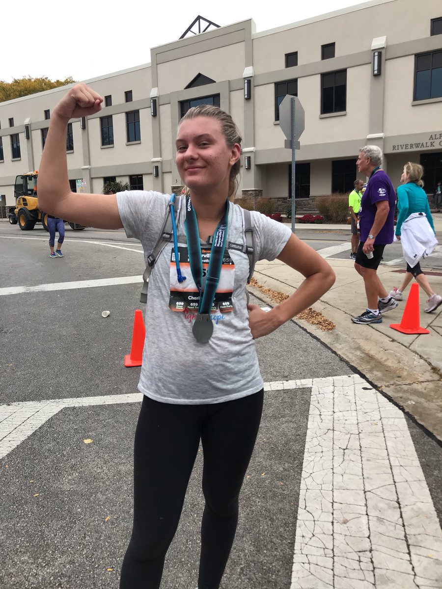 IgniteHope1's tweet photo. Olivia is a beast 2 hours and 17 mins! First official half marathon at @RunNaperville #teamignite #fitness #kickaddictiongetfitgetback https://t.co/kBHYExMk1p