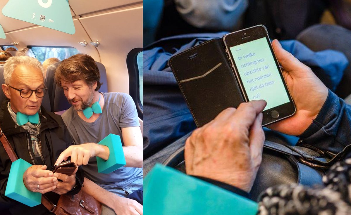 Spoorwijs, de app die we ontwikkelden voor NS is tijdens #DDW’17 te beleven op traject AMS CS - Eindhoven, high-brow design quiz als kickoff voor je #DDW2017 #experience.