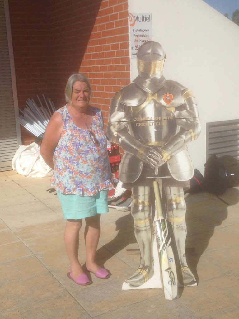 An infiltrator at the Coimbra Knights Cricket Club.