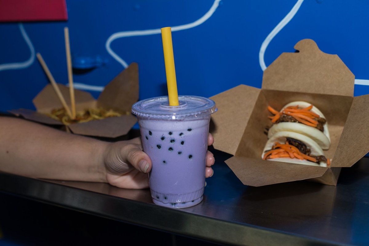 Bubble tea is bae. 😍 Grab one for just $3 bucks today with the purchase of food.