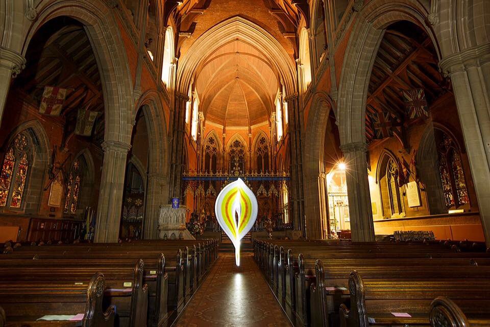 DrL_Melville's tweet photo. Beautiful @this_is_sola exhibition at #enlightenbury https://t.co/xAaRzY3xfV