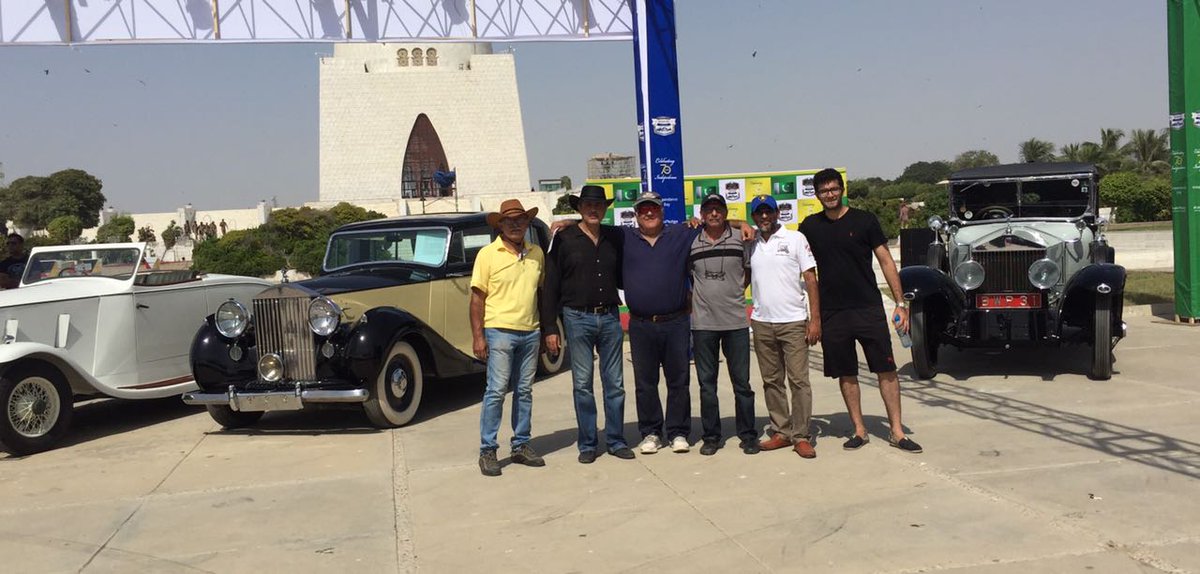 HuzaifaGaba3's tweet photo. Karachi is ready to join @PakMotorRally. Huge number of vintage and sports machines gathered at Mazar e Quaid #PakMotorRally https://t.co/NbglAkEwIg