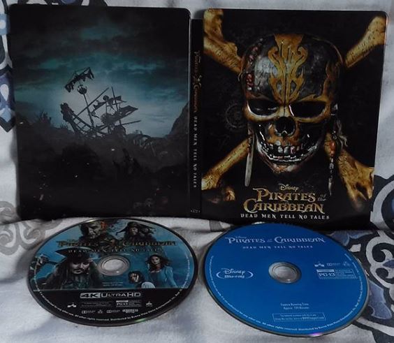 DennisK1979's tweet photo. Pirates of the caribbean Dead Men Tell no Tales 4k #steelbook from #bestbuy - #steelbookcollector #steelbooks #steelbookcollection #blutuber https://t.co/d6yH5iAjLt