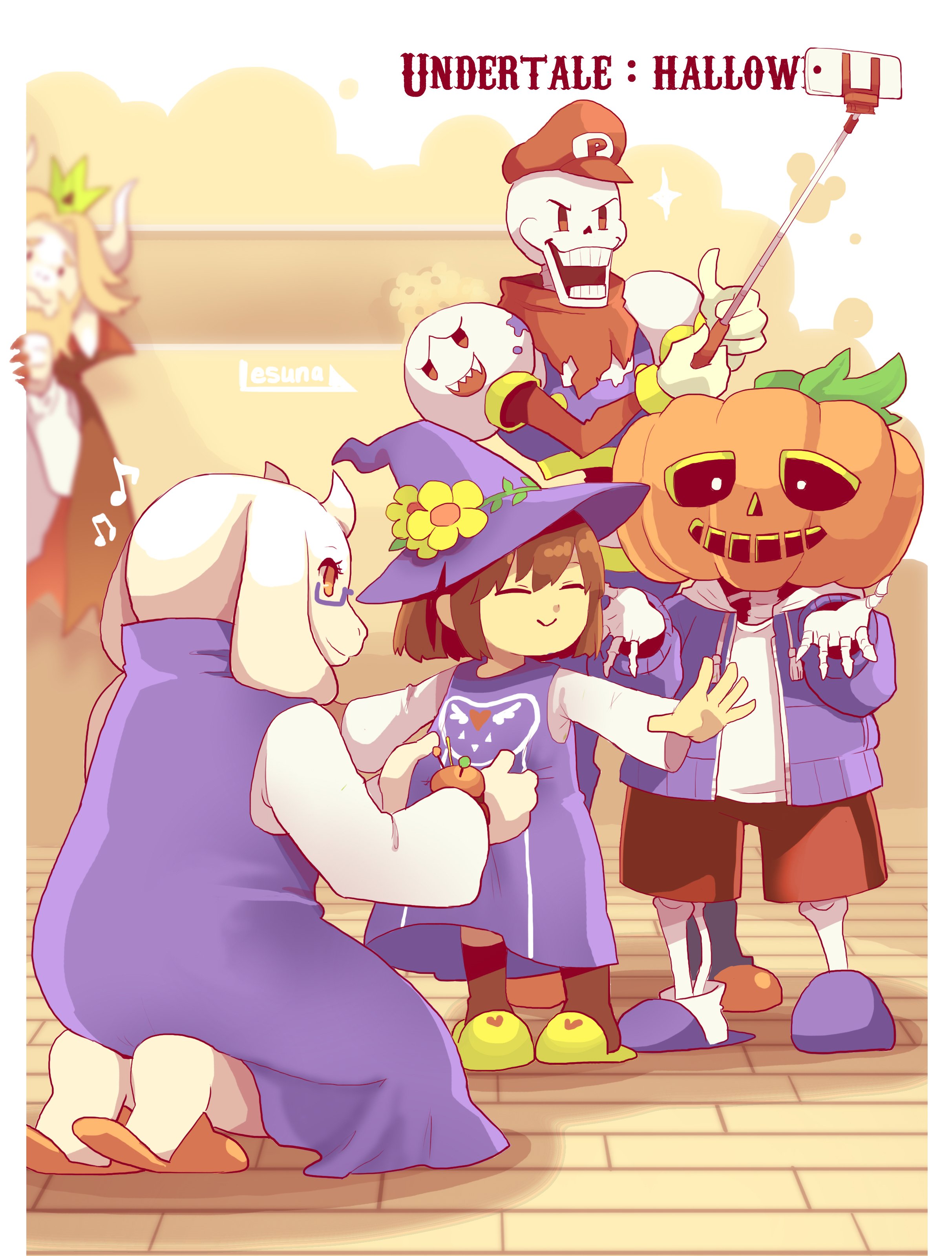 تويتر Lesuna793 على تويتر もうすぐハロウィン 仮装して楽しみましょ Undertale アンダーテール Frisk Sans Papyrus Toriel ハロウィン 元々仮装 T Co Extsxikygh