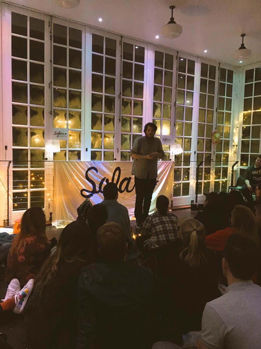 Had a wonderful time at <a href="/sofarsounds/">Sofar Sounds</a> Bournemouth last night. <a href="/JakeWildHall/">Jake Wild-Acre Hall</a> smashed his debut Sofar! And @Bootytunes was beautiful as always!
