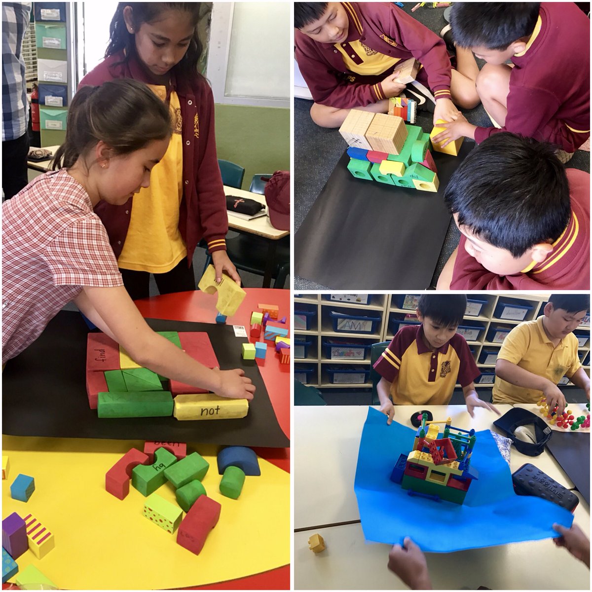 Using our construction knowledge to create buildings that could withstand an earthquake simulation #STEAM @MarkDiamondLPS
