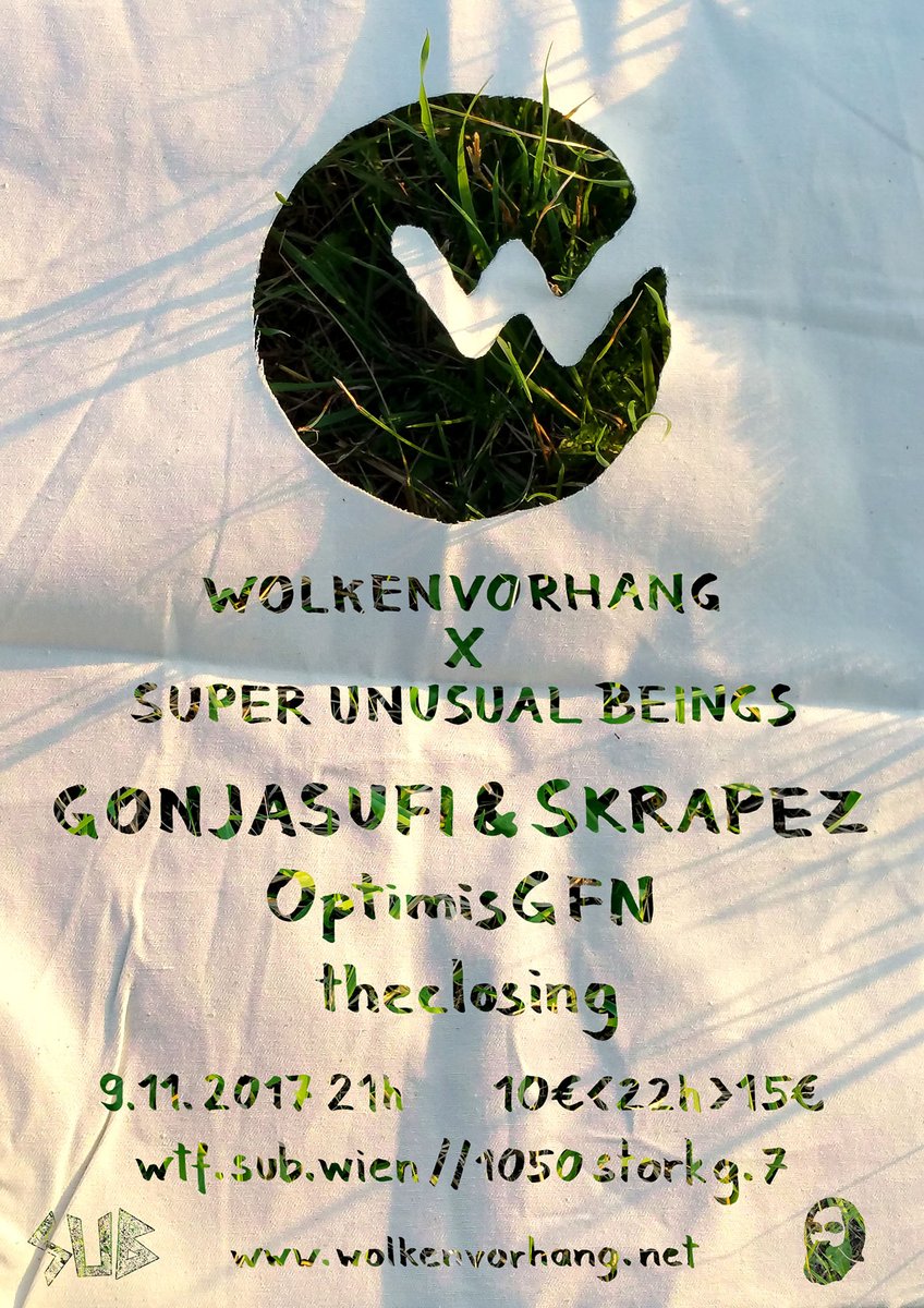 _theclosing_'s tweet photo. @GONJASUFI @psychopopskrape @OptimisGFN @theclosing_CIS @ #wolkenvorhang x https://t.co/lFEyGCOzbP nov9 djs @BedaRanks @parkipark #surehand https://t.co/MEiI8E76m8