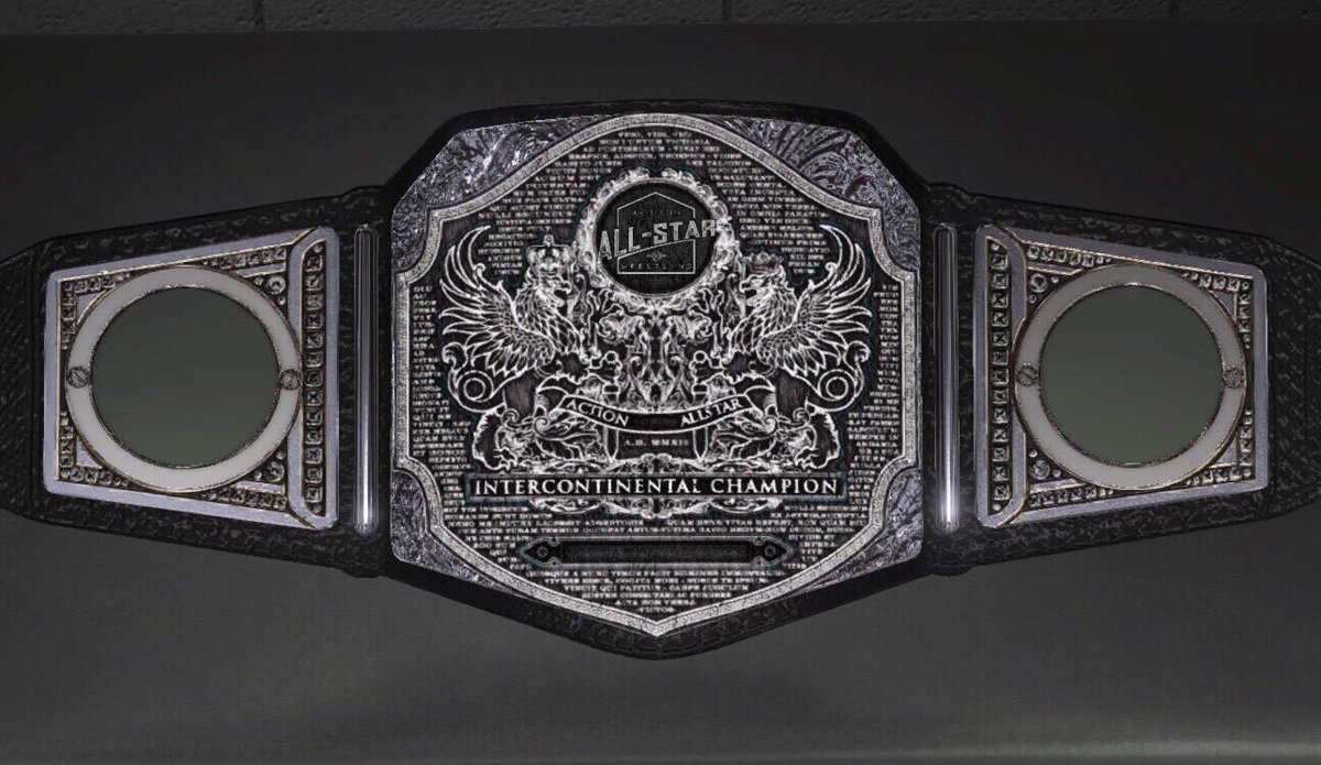 GeoffBakerGM's tweet photo. Now the NEW championship to replace the TV Title

This is the AAW Intercontinental Championship

@AAWChaos is Champion 

#AAW #WeAreAAW https://t.co/zJqnnMgOnT
