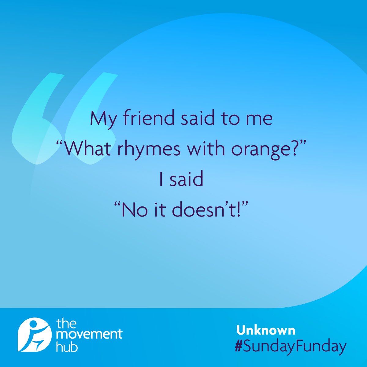 themovementhub's tweet photo. Come on we got you laughing this week didn't we?? #jokes #fundaysunday #themovementhub https://t.co/3zJFLISCdE