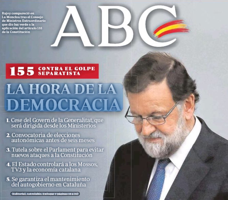 pablocasado_'s tweet photo. Apoyo cerrado a @marianorajoy y su contundente respuesta al separatismo suicida.Cataluña recupera el respeto a la Constitución y el Estatuto https://t.co/DOFVg9GS27