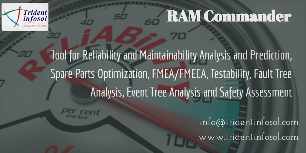 tridentinfosol's tweet photo. #RAMCommander - indispensable tool for ensuring reliability of sophisticated systems https://t.co/Udm98D7sli #FRACAS #FMEA #FMECA https://t.co/GL4eiR681C