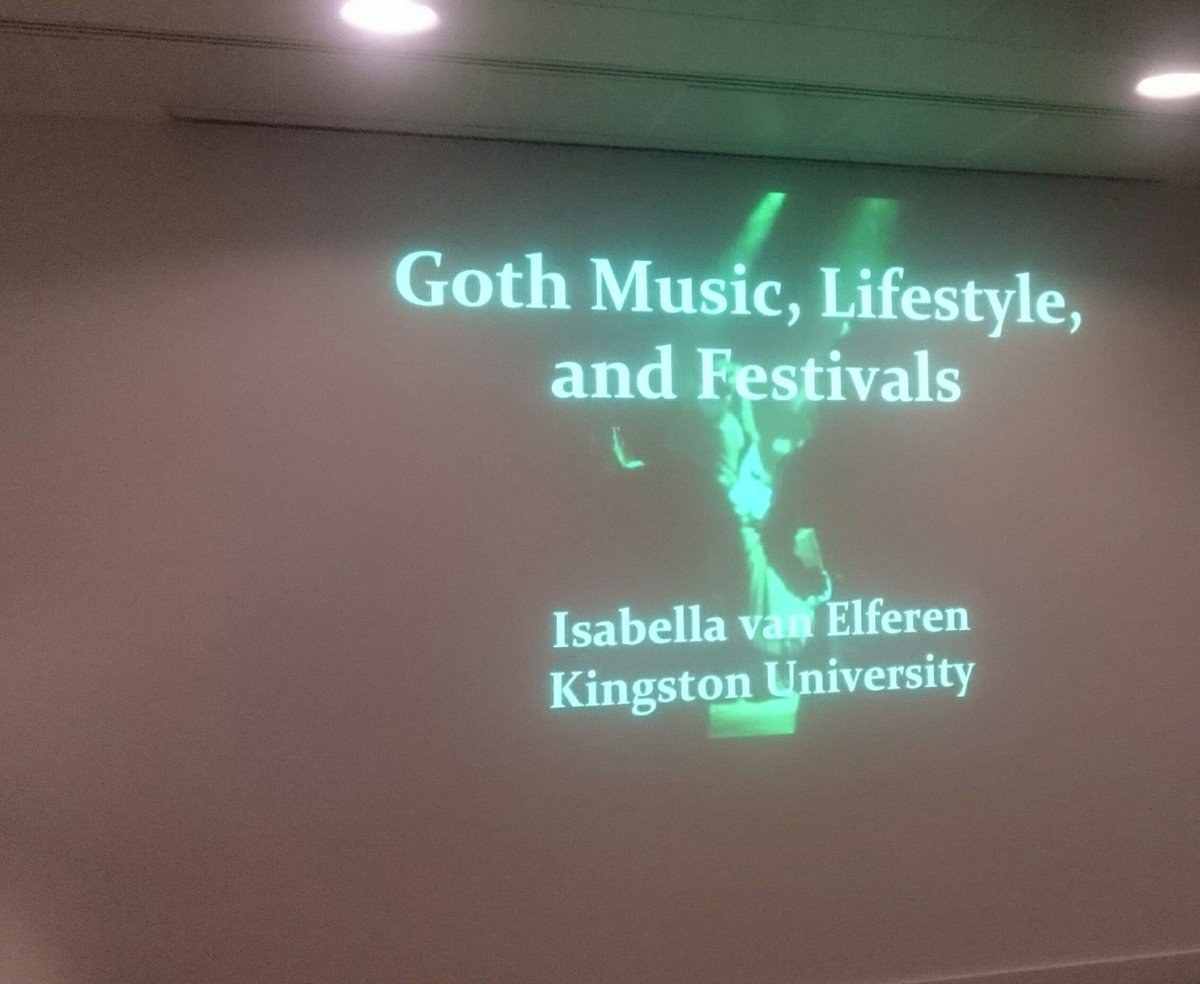 shewolfmanc's tweet photo. Next #GothictoGoth lecture is by Professor Isabella van Elferen: Goth Music, Lifestyle and Festivals https://t.co/cKIDDhvbb4