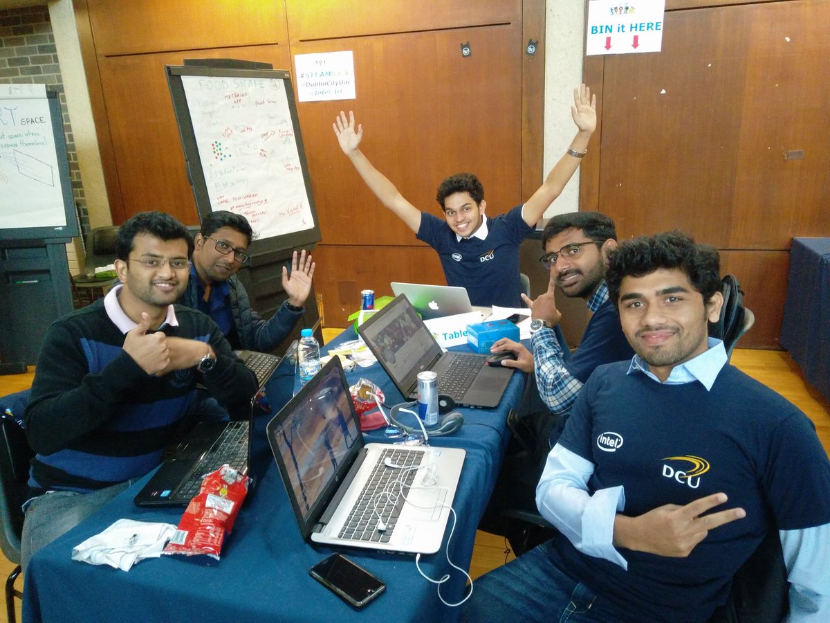 RyanAcademy's tweet photo. @HungersHope may have come up with the solution to world hunger! Find out if the judges think so too later today! #STEAMhack https://t.co/BfeSsNAtM4