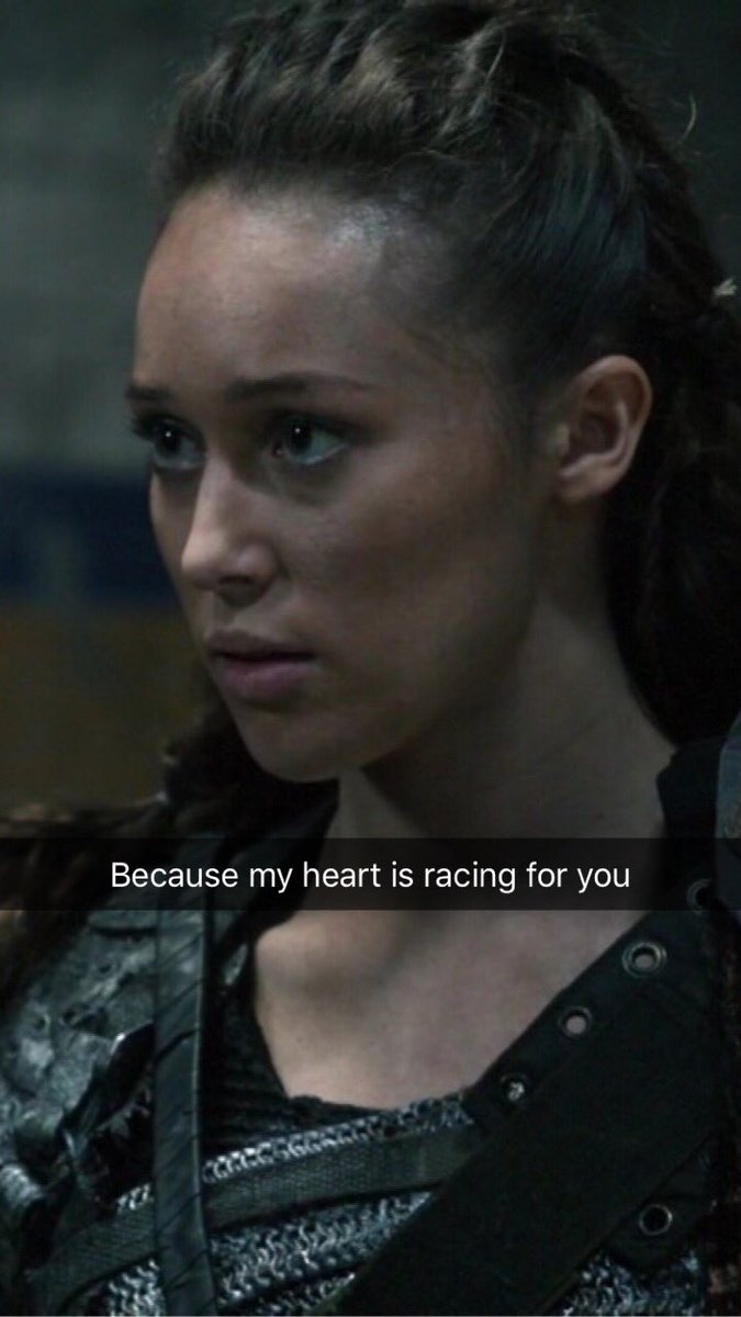 the100snapchat's tweet photo. #clexa https://t.co/okwZFC44BX