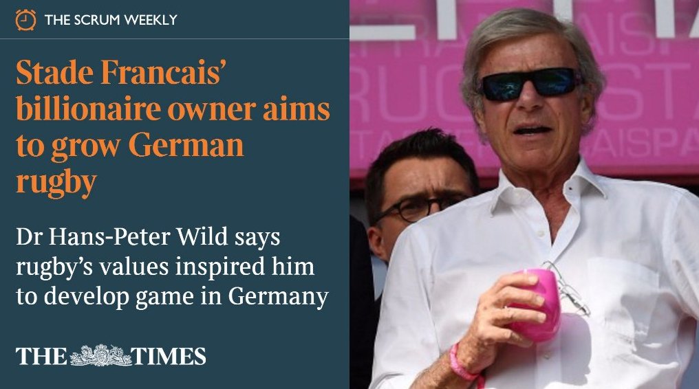 He made £3bn with Capri Sun, and is spending it at <a href="/SFParisRugby/">Stade Français Paris</a> &amp; in making Germany love <a href="/WRARugby/">WILD Rugby Academy</a>. By <a href="/AlexMLowe/">Alex Lowe 📰</a> thetimes.co.uk/edition/sport/…