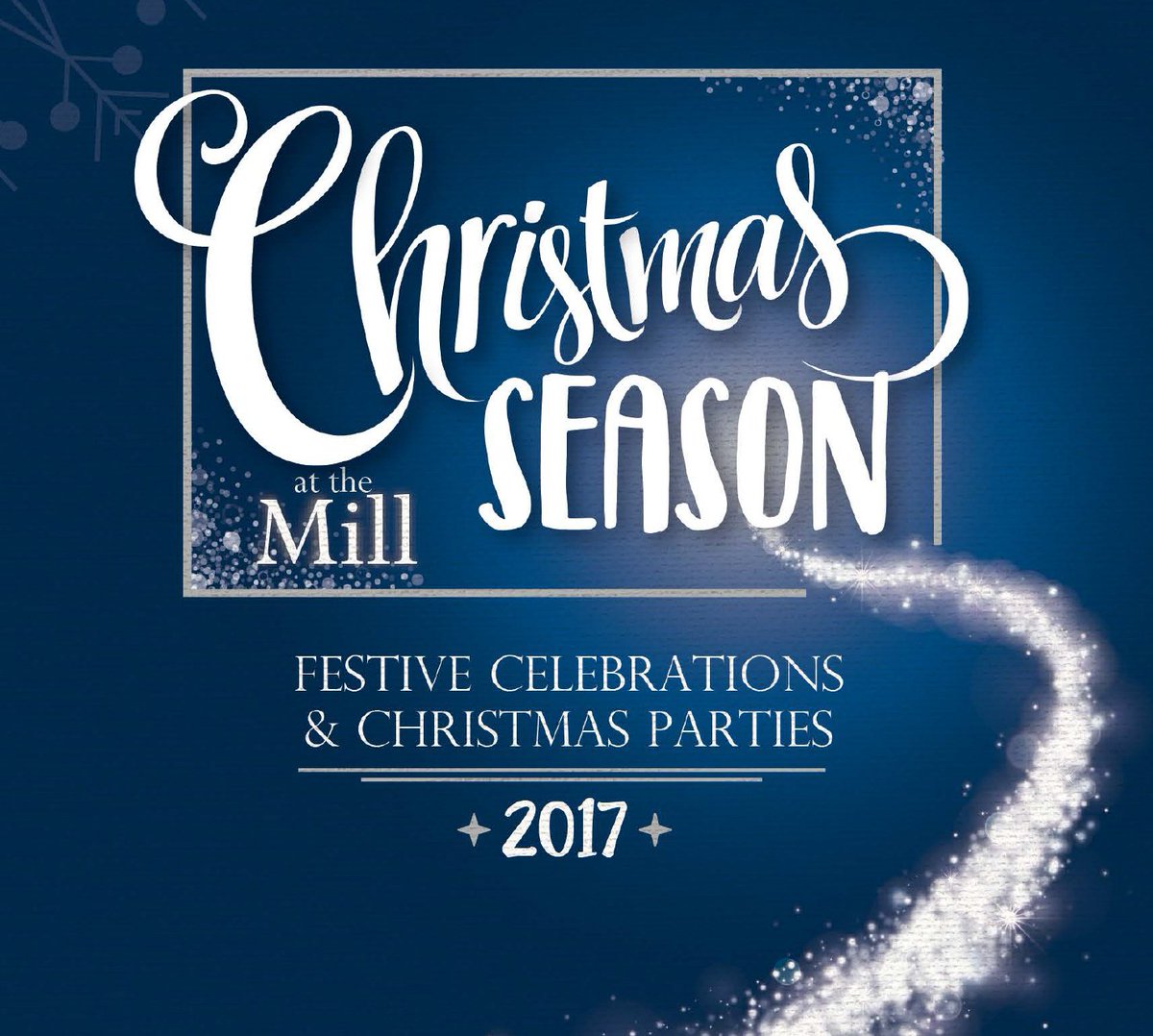 Have you booked your Christmas party yet? Festive party evenings at The Mill for your family, friends or colleagues goo.gl/q9yeeJ