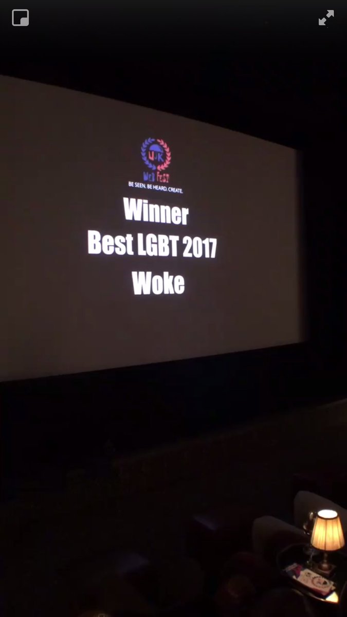 LesEngaG's tweet photo. Thanks #UKwebfest : #LesEngagés / #Woke won best LGBT series 2017 ! @UKWebFest https://t.co/T1bVC5nYq8