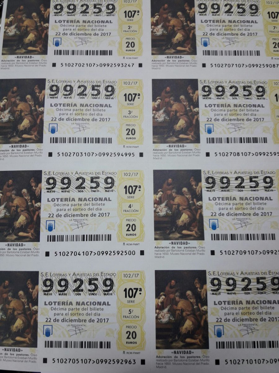 Nuestra Lotería Navidad...vuestra suerte!             Conseguirla ya, mediante los componentes de La Banda.

#VivaLaBanda #VivaJesúsCaído