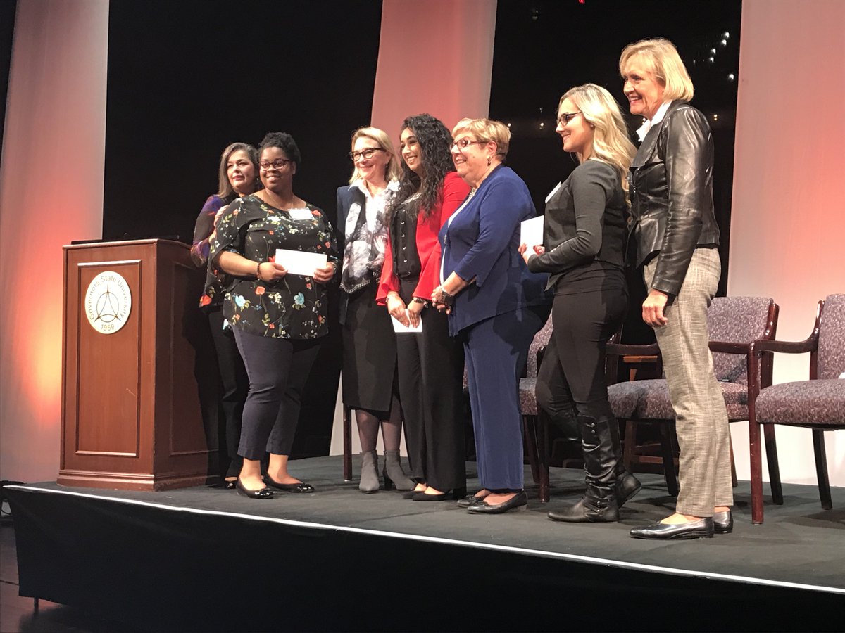 The <a href="/committeeof200/">C200</a> &amp; <a href="/Governors_State/">Governors State</a> gave Scholar Awards to 6 game changing women and leaders of tomorrow. Congrats! #GSUreachout #C200