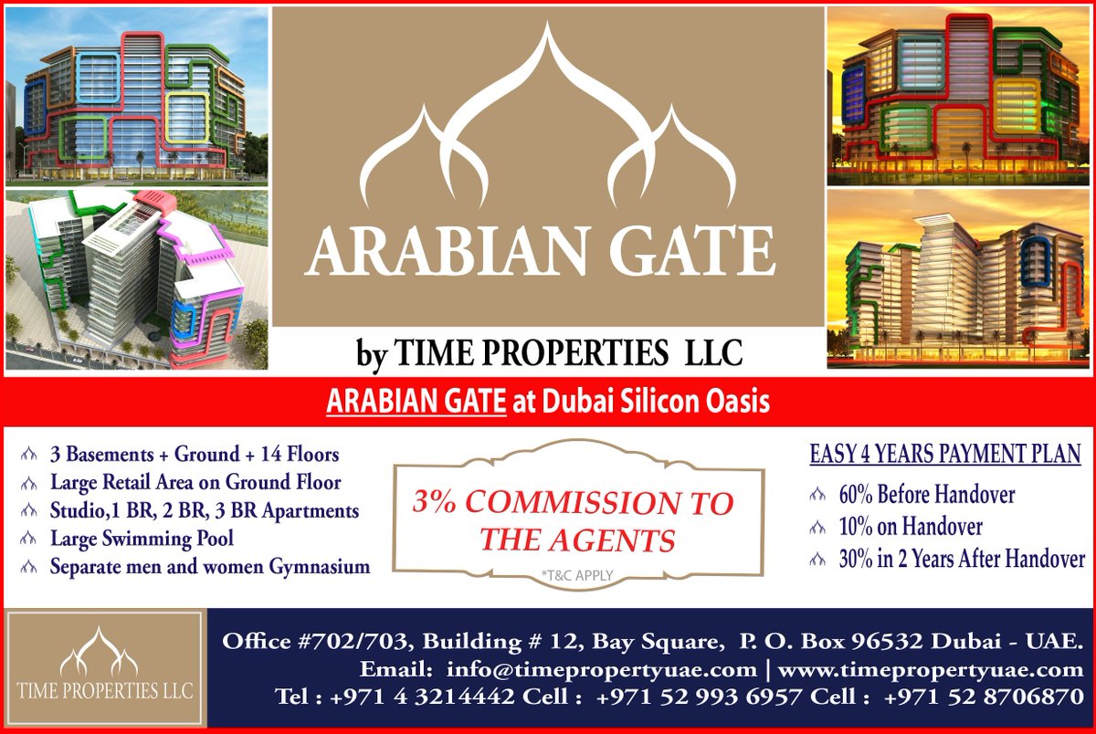 Timepropertyuae's tweet photo. #TIMEPROPERTIES #TIMEPROPERTY #TIMEPROPERTYUAE #ARABIANGATE #SILICONGATES #SILICONOASIS #LUXURY #DSO #DUBAISILICONOASIS #DEVELOPER https://t.co/xQQZxH6kVC