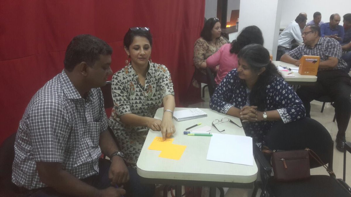 chennaifac's tweet photo. #powerfulquestioning #facilitation n #coaching #ORID interactive #insightful session by @vnarsi for #ICFchennai @IAFIndiaOrg @chennaifac https://t.co/q4ITgVgmBg