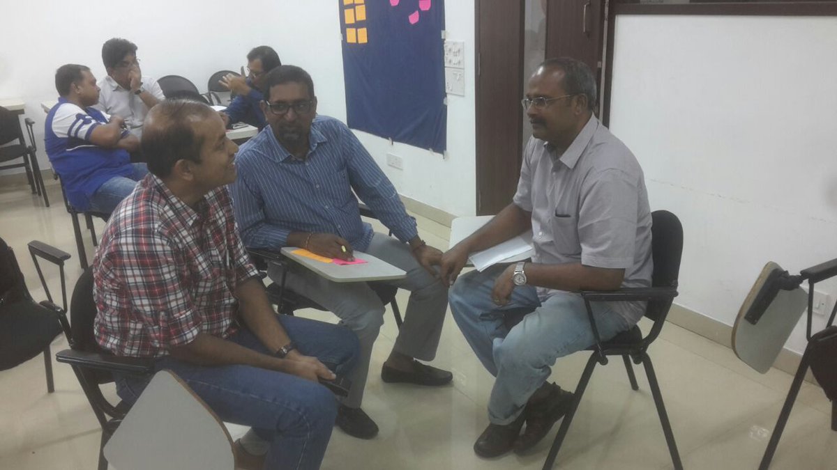 chennaifac's tweet photo. #powerfulquestioning #facilitation n #coaching #ORID interactive #insightful session by @vnarsi for #ICFchennai @IAFIndiaOrg @chennaifac https://t.co/q4ITgVgmBg
