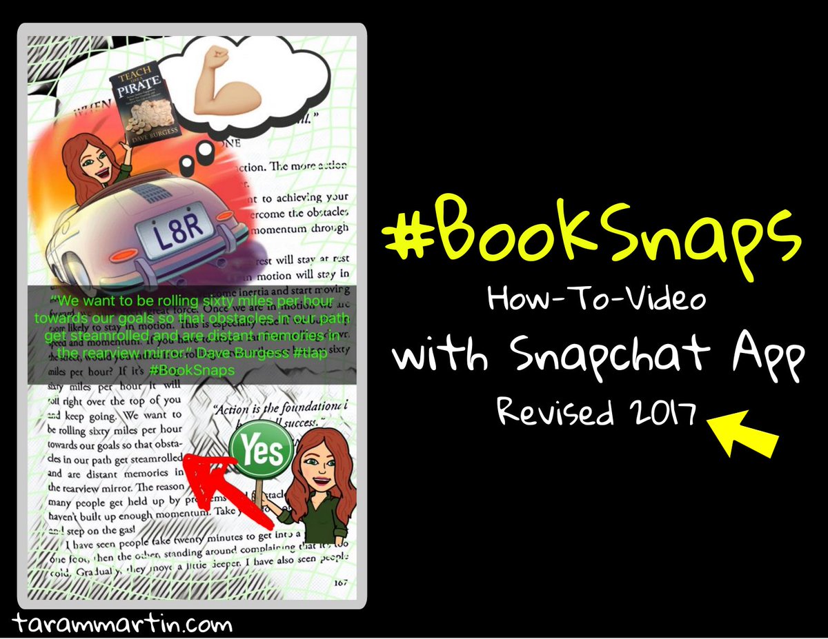 TaraMartinEDU's tweet photo. #BookSnaps How-To Video Revised βοΈποΈ
Take 3:π Learned something new (again) w/βοΈicon.
#tlap #REALedu #LEADlap
ππ₯π½οΈππΌ https://t.co/8SQ1CedtFz https://t.co/nseXxZ0xmA