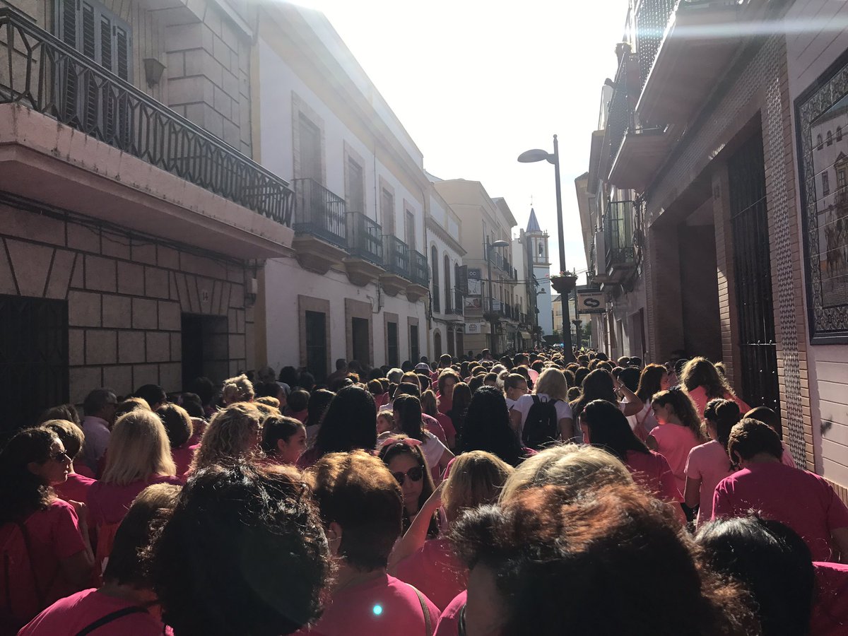 CsDosHermanas's tweet photo. Hoy afiliados y simpatizantes @CsDosHermanas colaborando en la marcha contra el cancer de mama. #miluchaestulucha #MiLuchaEsRosa 🎀 https://t.co/8Rcdu5mAKz