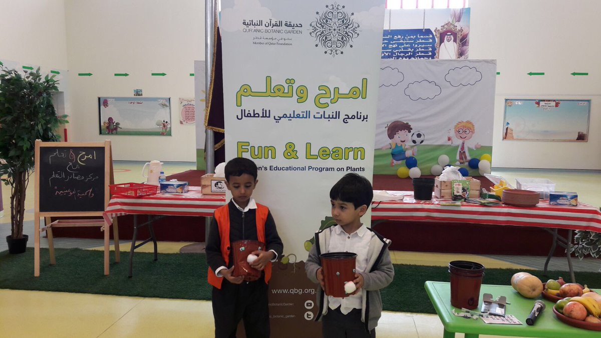 QuranicGarden's tweet photo. #fun_&_learn #edutainment started today in at almothana school https://t.co/fpYlVaPKXR