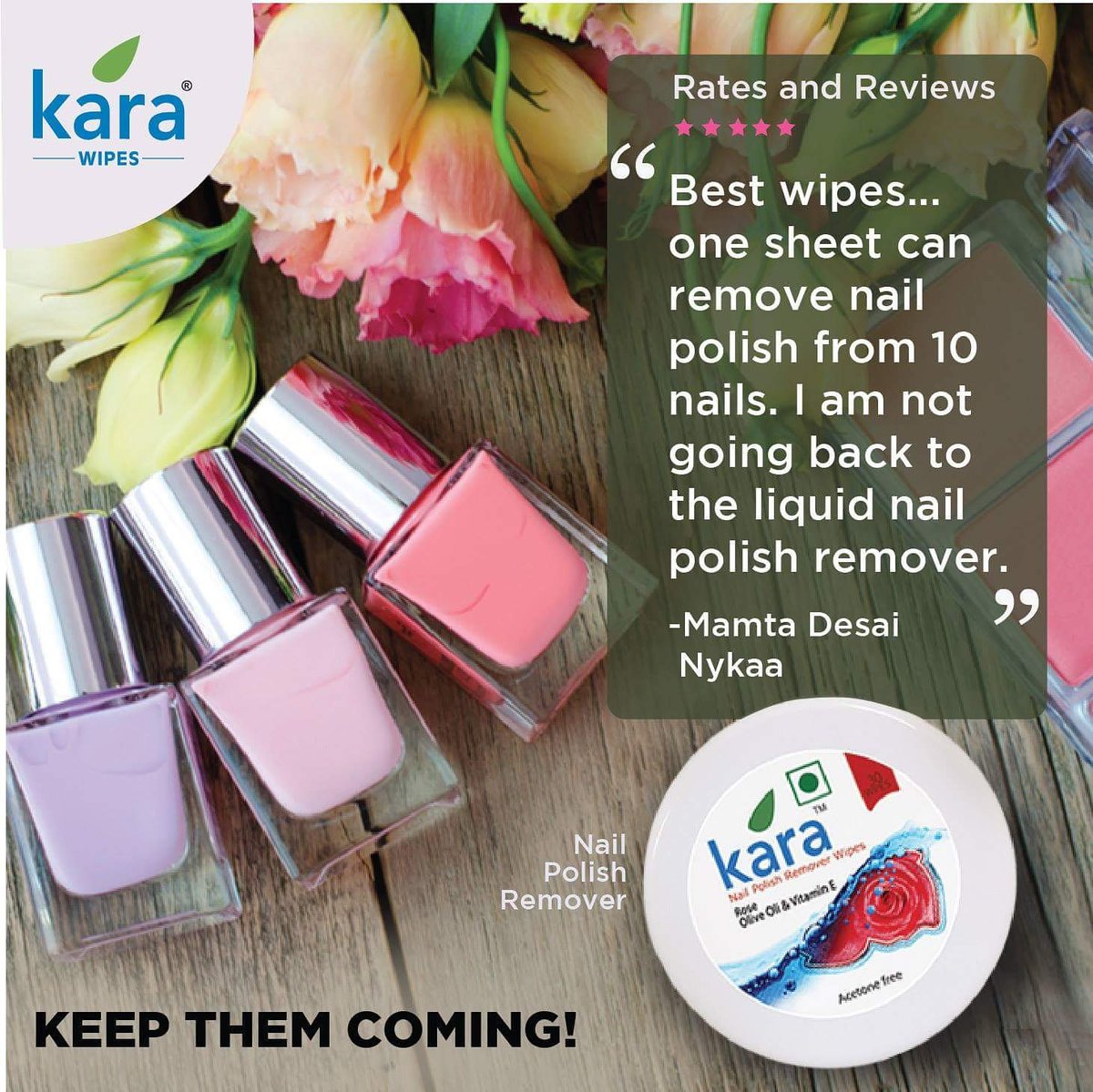 karawipes_ind's tweet photo. We agree! Liquid nail polish remover is so old school. Thanks for your review, we loved it. https://t.co/pnWrru9HbN