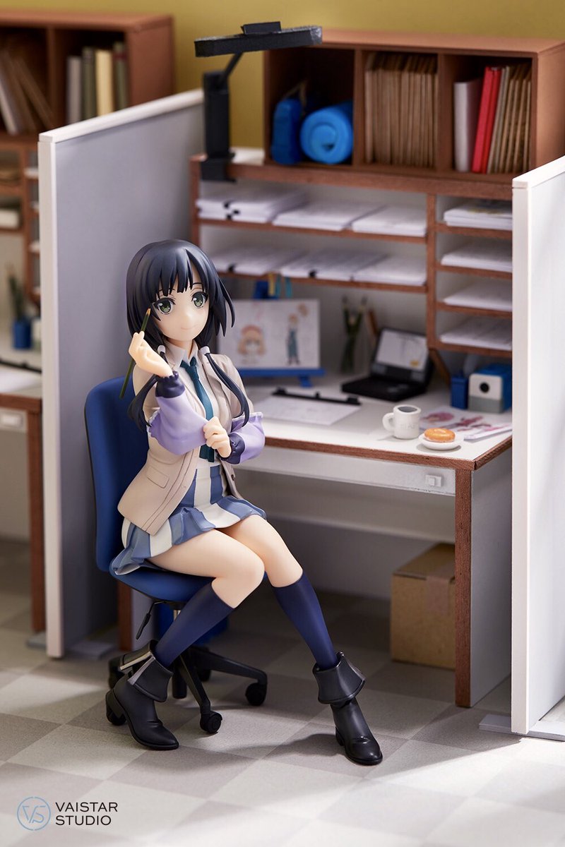 Uzivatel Vaistarstudio Na Twitteru アルター Shirobako 安原絵麻 絵麻のフィギュア買って背景をどうするか悩んだのですがやっぱりこのセットが一番と思いアニメ見ながらポチポチ作りました 他の4人やスタッフのフィギュアも出て欲しいなぁー Shirobako