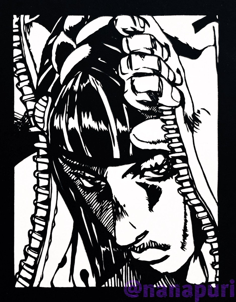 Sur Twitter ジョジョの奇妙な冒険よりブローノ ブチャラティさんを切らせて頂きました ジョジョは未読ですが 前から気になっていた作品なので 今回切る事が出来て嬉しいです 花さん Hana69on との作品交換品 遅くなってすみません 切り絵