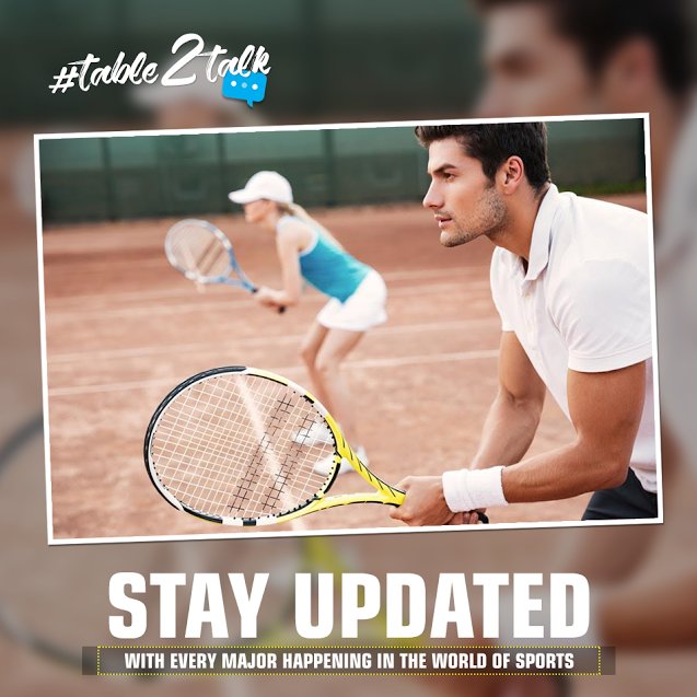 table2talk's tweet image. #SportsTable at #Table2Talk is one spot which keeps you updated with every major to minor happening in the world of #Sports.