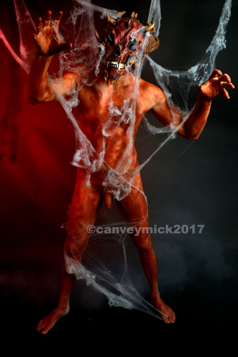 canveymick's tweet photo. Halloween is coming! #maskednudes https://t.co/y1iKyMKyam