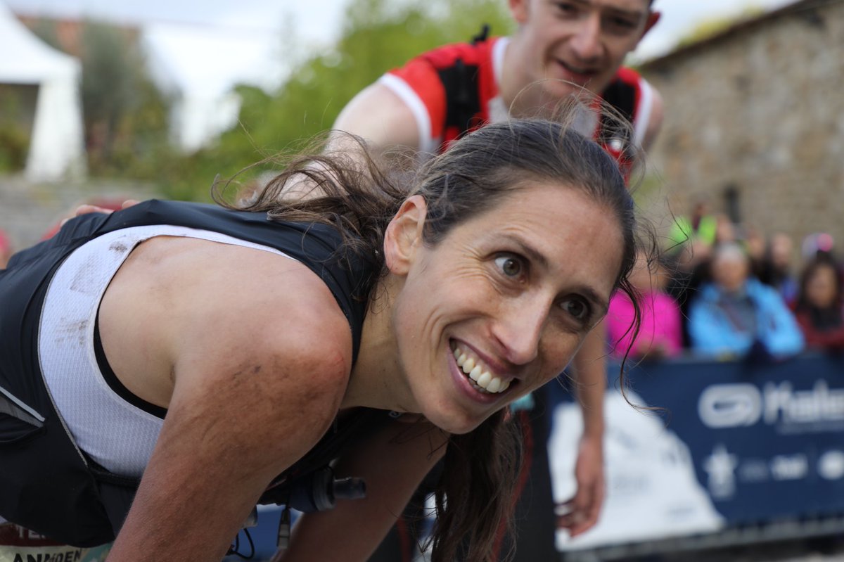 iRunFar's tweet photo. Anne-Marie Madden (@SalomonRunning) is fourth at Les #Templiers in 7:54:40. https://t.co/mqXFU3uaFK