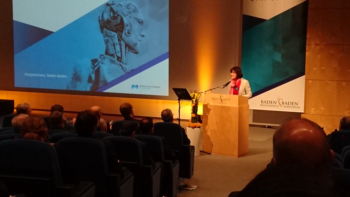 #BBRe17 <a href="/JamesHNash/">James Nash</a> &amp; Lord Mayor of Baden Baden welcome delegates to the <a href="/GuyCarpenter/">Guy Carpenter</a> #Reinsurance Symposium "this year....more autumnal"