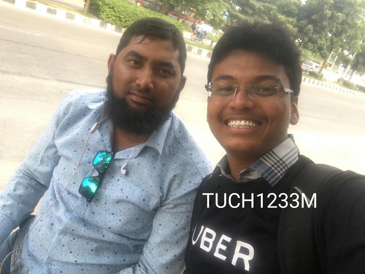 onlymesanthosh's tweet photo. Thanks​for making my journey safe and comfortable. Thanks to the uber partners.
TUCH1233M 
#ThankYourUberPartner
#UberHyd https://t.co/bH8OJlQ1Lg