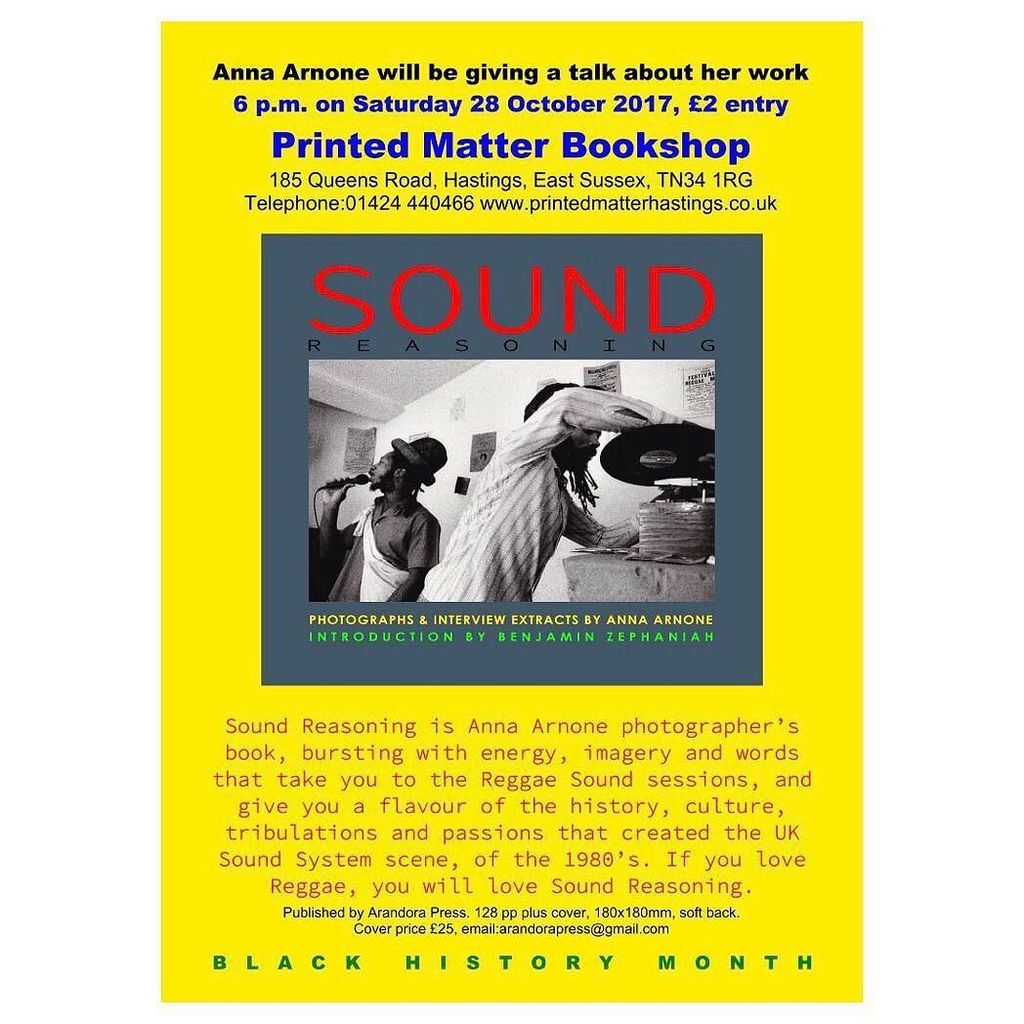 djalfingers's tweet photo. Sound Reasoning, a new book by #AnnaArnone featuring her seminal photographs of the 1980s UK #soundsystem scene, l… https://t.co/tPtY4XqoGg https://t.co/b9E1QCFRTJ