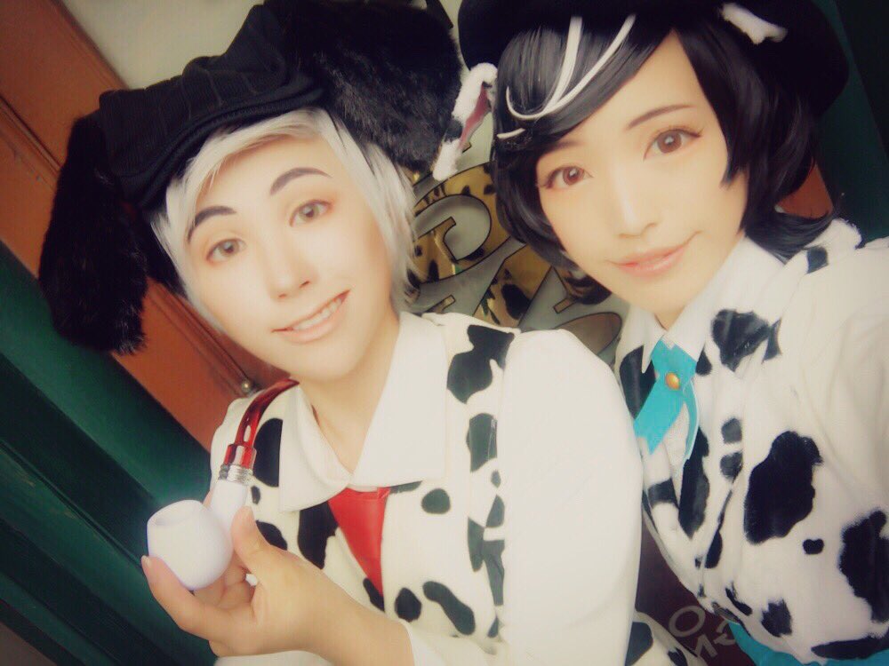 xxrio0304xx's tweet photo. 昨日は101匹わんちゃんのポンゴとパディータをやってきました🐶💕
臥雲ちゃんのポンゴいけめん♡

生憎のお天気だったけど楽しかったー！！！！
なんだかんだ閉園まで遊んでしまいました😏✨✨
初めてのわんちゃんだったけど、わんちゃん難しいと感じました😳💦

1枚目お写真:たつゆきさん https://t.co/klbNrzE5c3