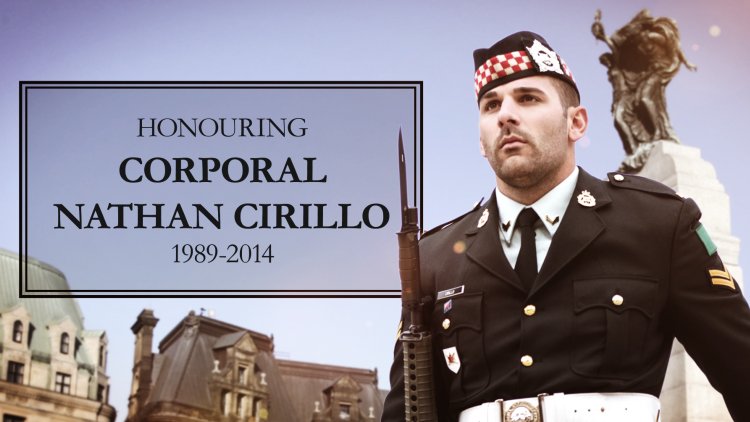 SeamusORegan's tweet photo. Today we remember Corporal Nathan Cirillo. 

His bravery and dedication to 🇨🇦 will forever remain engraved in our memories. https://t.co/3togiO3YzT