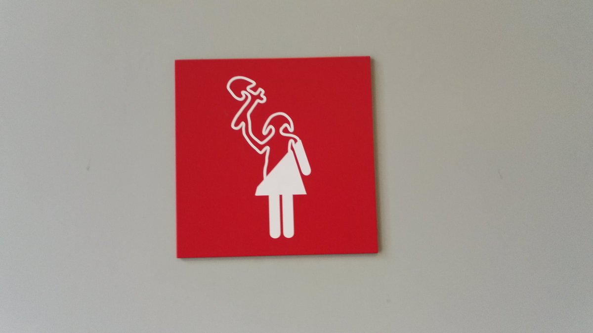 CuratorKitty's tweet photo. Love these Viking themed #museum toilet signs in the Stockholm Historical Museum @LeedsMuseums @SHCG1 @CuratorBaxter @CuratorLucy https://t.co/u6ztulYNs2