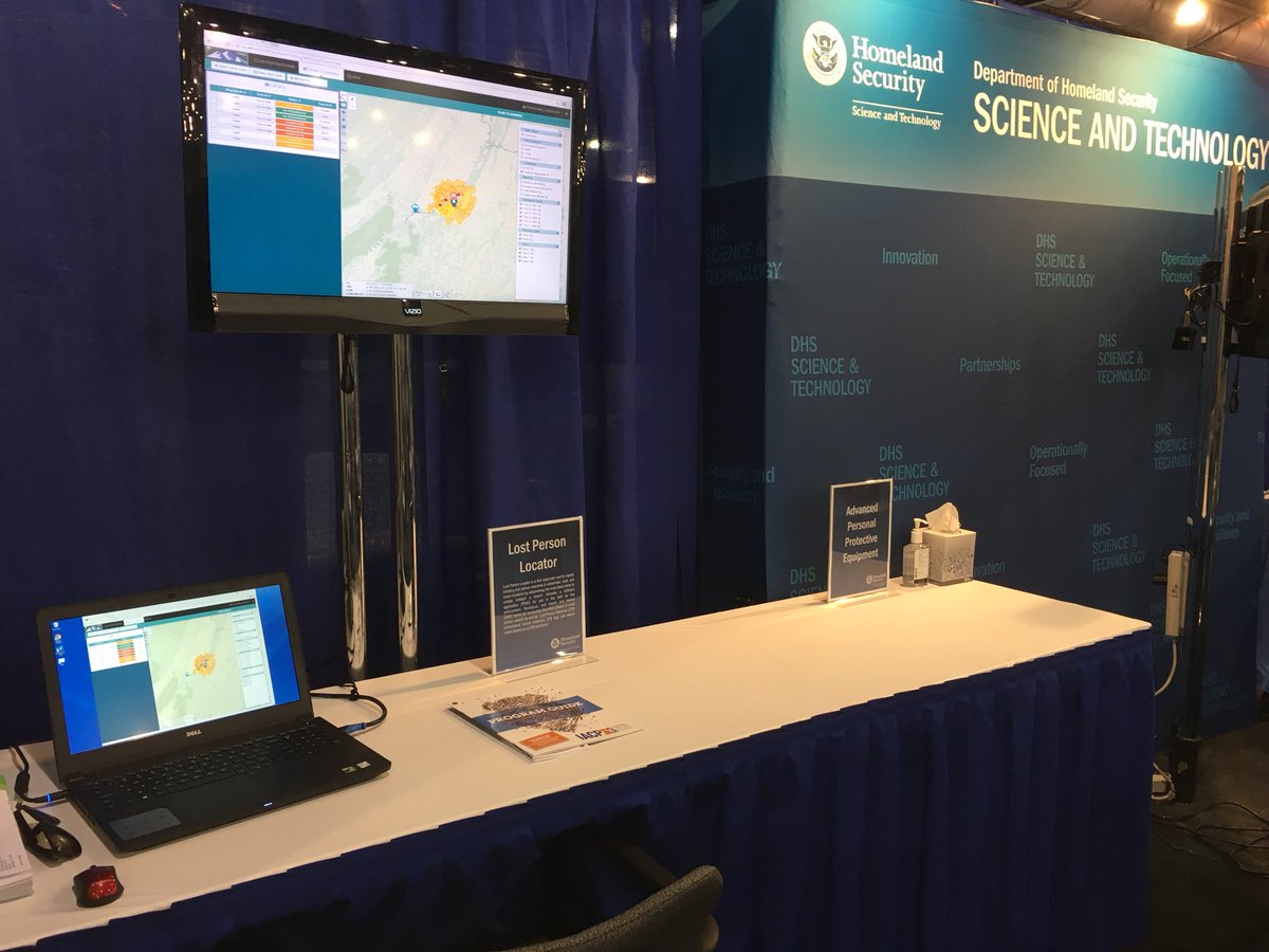 Azimuth1Tech's tweet photo. Azimuth1 is supporting @dbsSAR and @dhsscitech at #IACP2017.  Come to booth 1656 to see our demo and other first responder tech. https://t.co/5yuLxPakPd