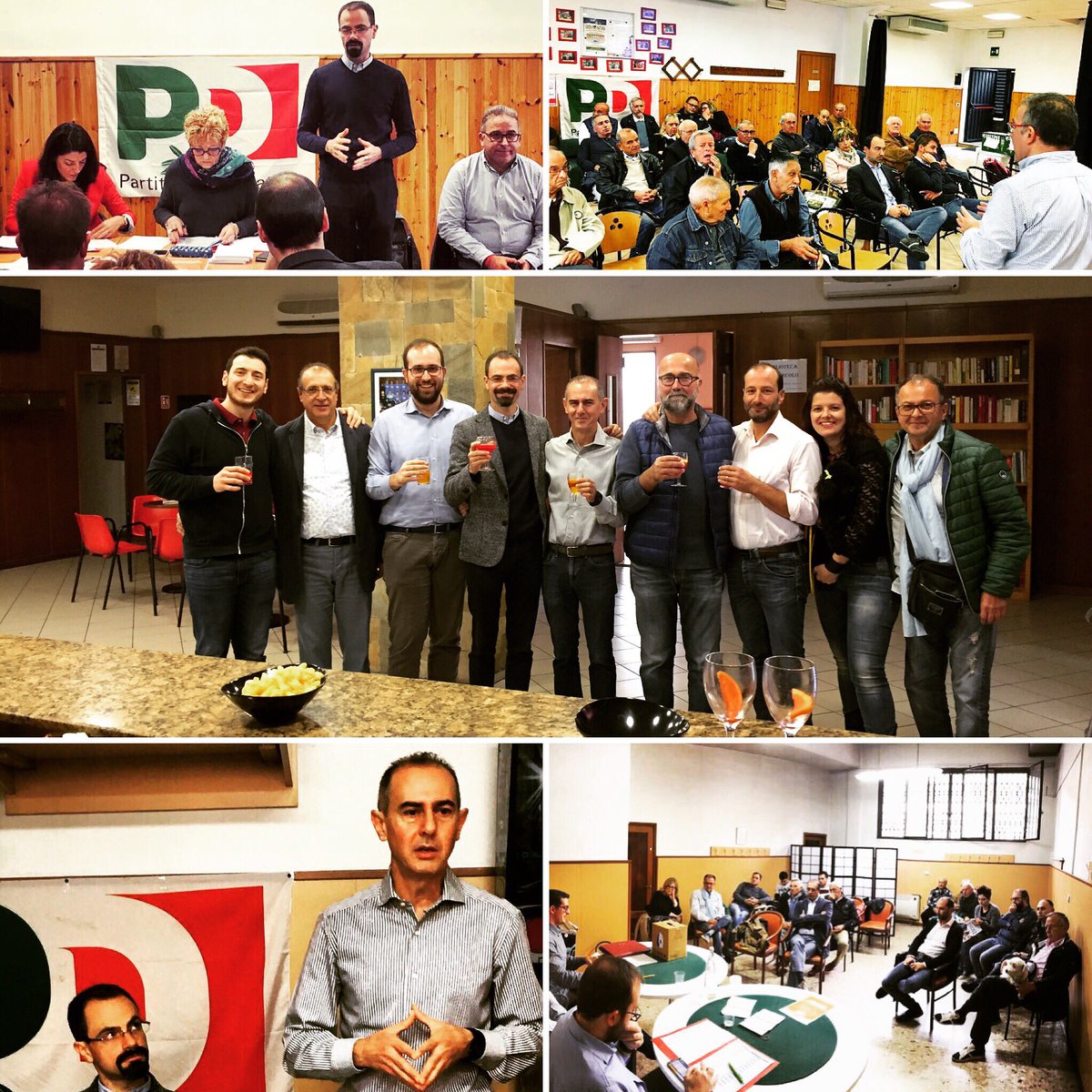 GabrieleBosi's tweet photo. Oggi a Montemurlo, poi Sant'Ippolito, quindi Borgonuovo con aperitivo conclusivo del tour #CongressoPd2017.
Buon lavoro a tutti noi! https://t.co/9sfKJjRUGl